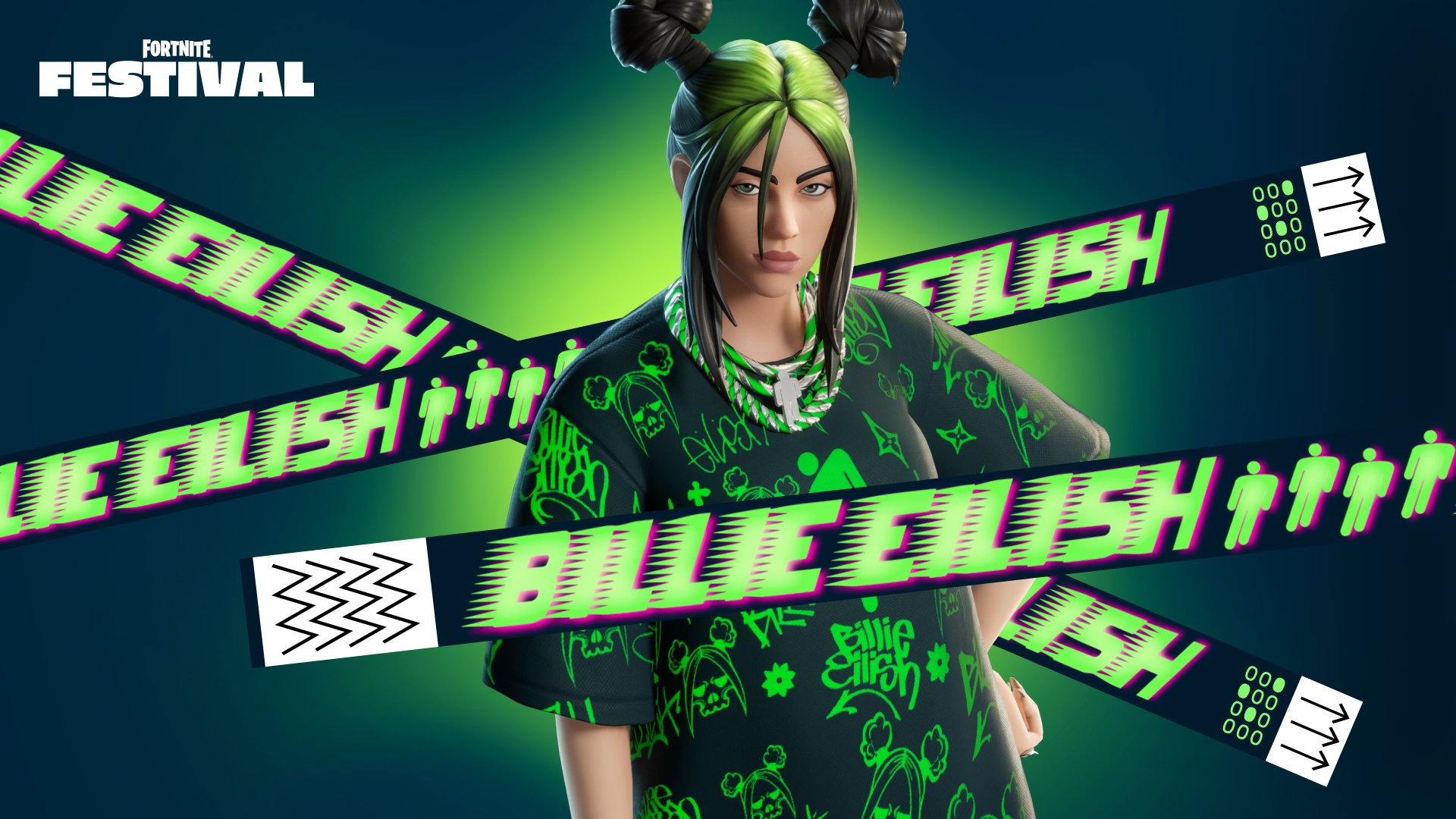 ジャムトラックとショップで配信中のBillie Eilishアイテム