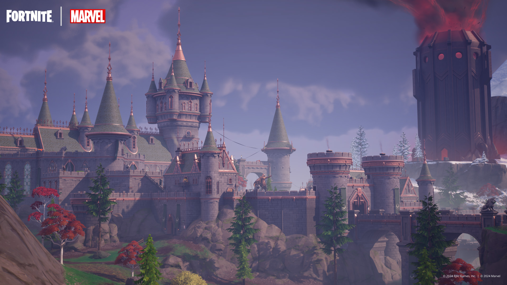 ドゥーム城の全景