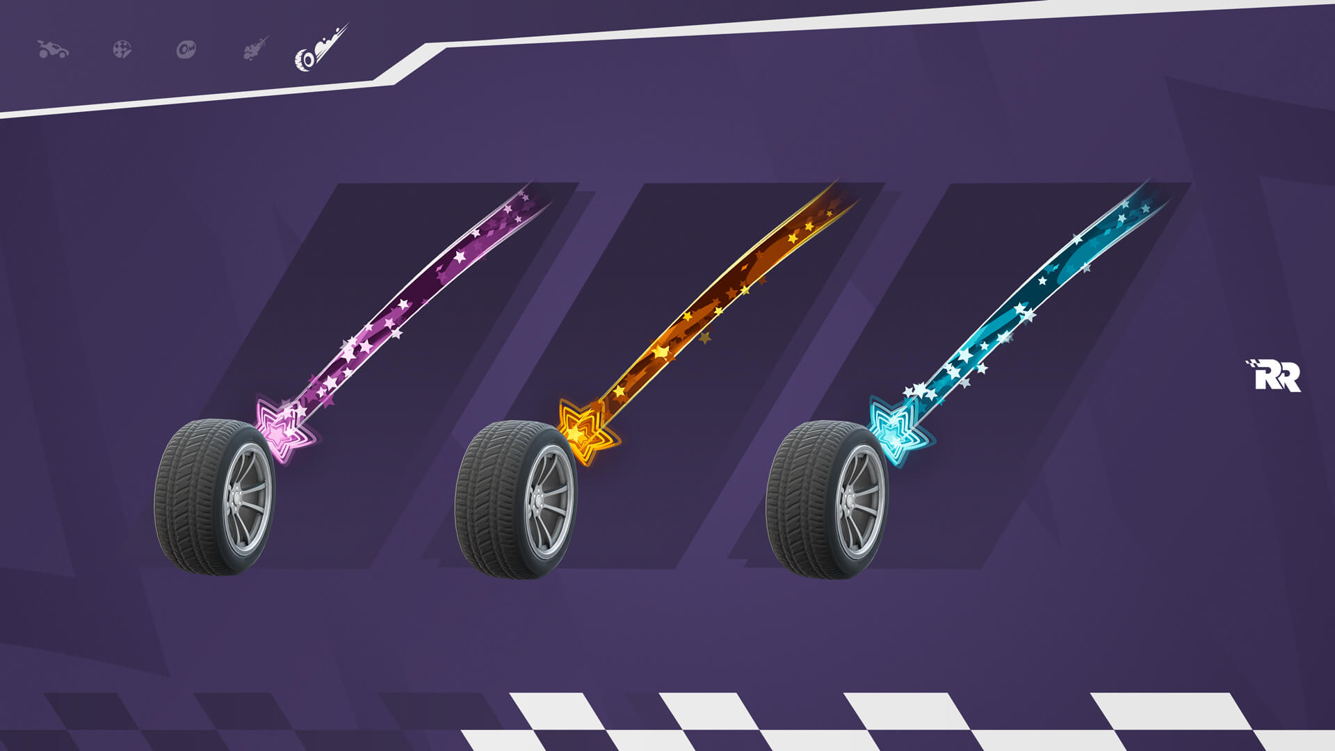 軌跡「スターリー」とホイール「Semi-Speed」
