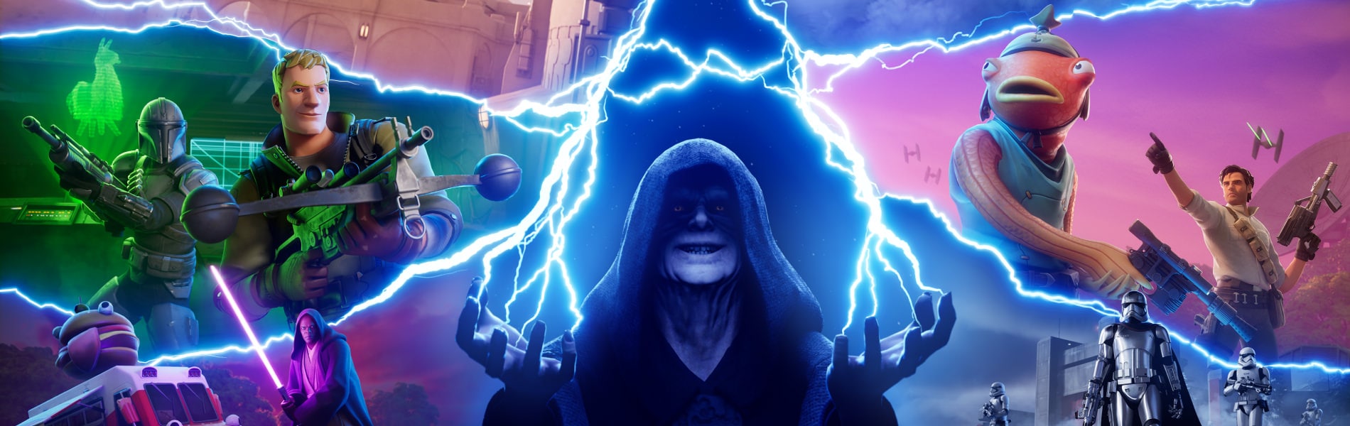 フォートナイト バトルロイヤルのスター・ウォーズのシーズン: ギャラクティック・バトルをプレイしよう！のサムネイル画像