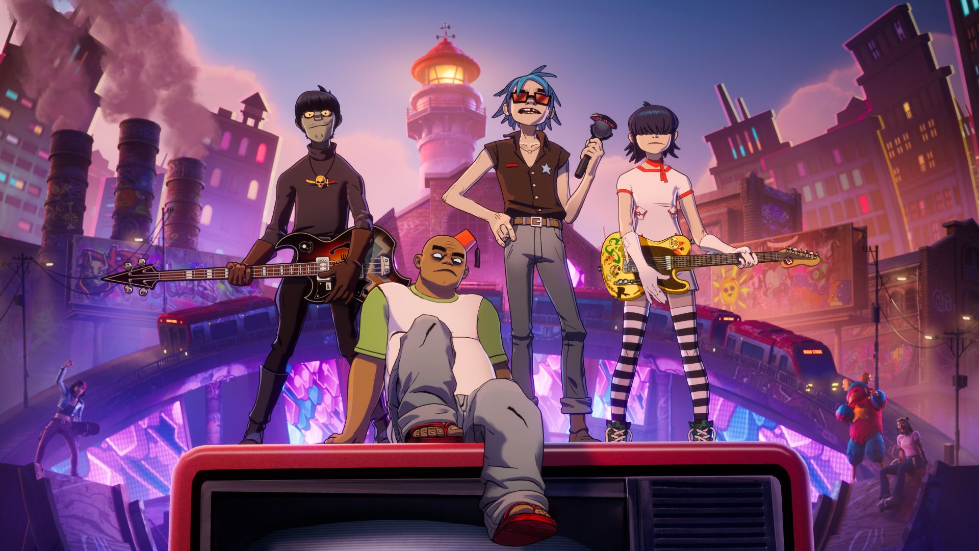 GorillazがFestival シーズン10のアイコンとしてフォートナイトに突入！のサムネイル画像