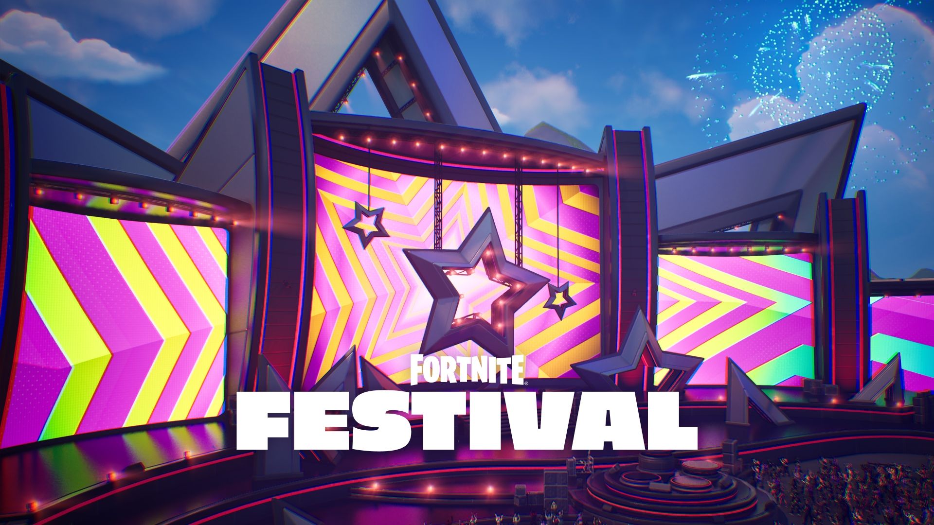 Fortnite Festivalのメインステージとラインナップ