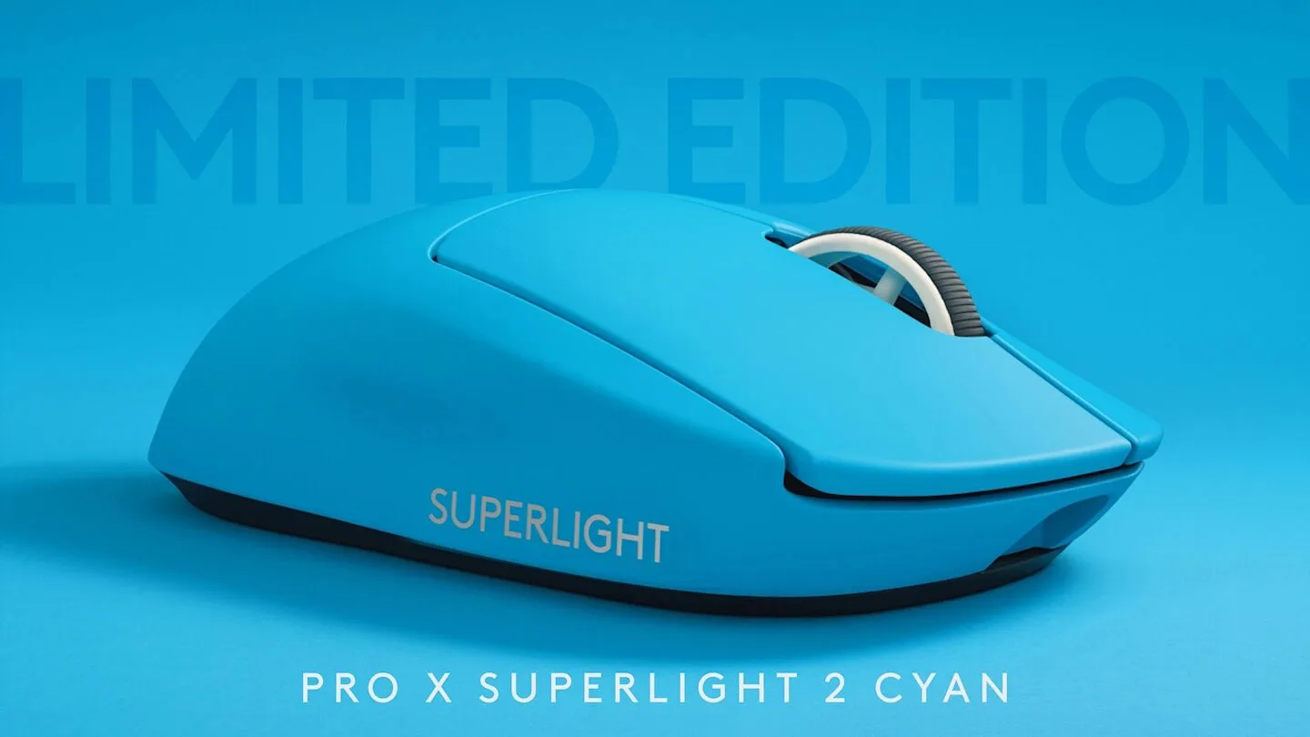 「Logicool G PRO X SUPERLIGHT 2」に、数量限定の新色シアンが追加されます。発売日は4月30日で、価格は26,950円です。