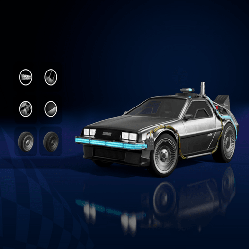 Fortnite Item Shop Back To The Future Time Machine Bundle の画像