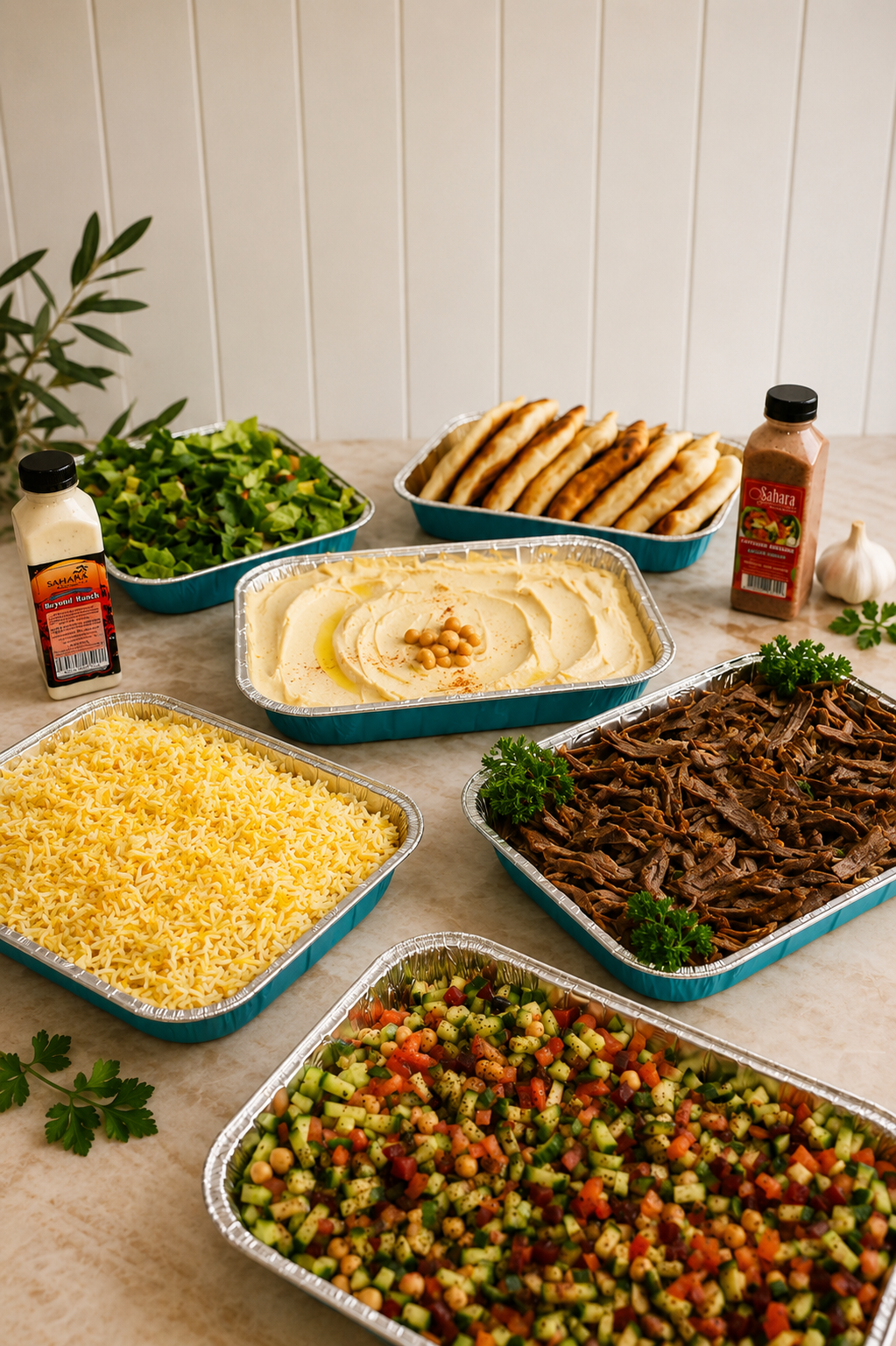 Individual catering trays