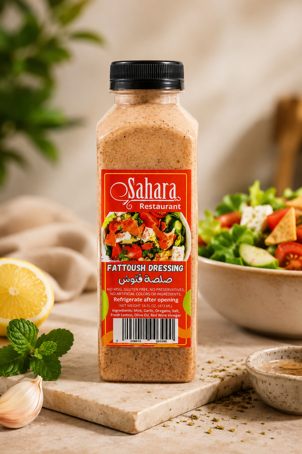 Fresh ingredients at Samoon