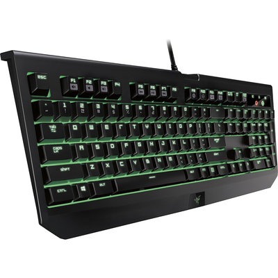 Razer black widow ultimate cherry mx blue mechanical keyboard