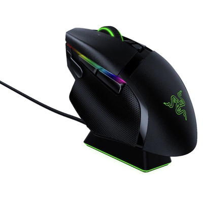 Razer Basilisk Ultimate wireless optical gaming mouse with charging dock