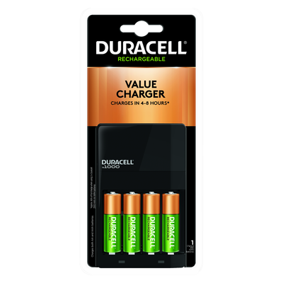 Duracell Ion Speed Rechargeable Battery Charger Value Kit