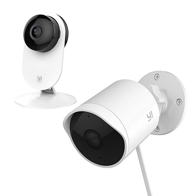 YI Outdoor Security Camera + YI Home Camera bundle