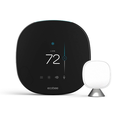 Ecobee Smart Thermostat with voice control and room sensor