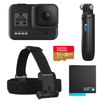 GoPro HERO8 Black Live Streaming Action Camera Holiday Bundle