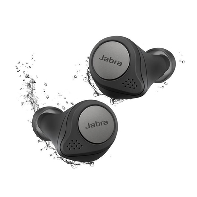 Jabra Elite Active 75t true wireless earbuds Titanium Black refurbished