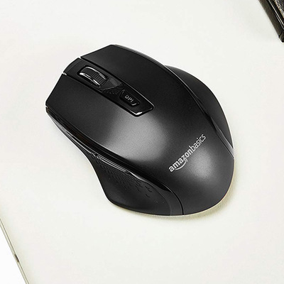 AmazonBasics Ergonomic Wireless Mouse