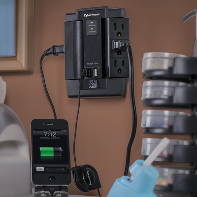 CyberPower 6-outlet USB Surge Protector