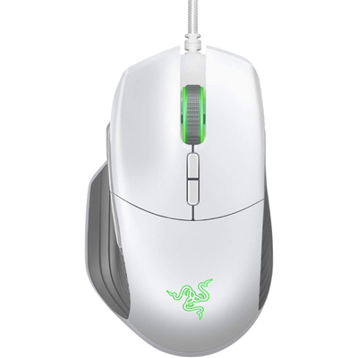Razer Basilisk Gaming Mouse mercury white