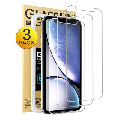 Protect your sleek iPhone XR with three tempered glass screen protectors for $1