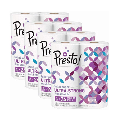 Presto! 24-Pack Mega-Roll Toilet Paper