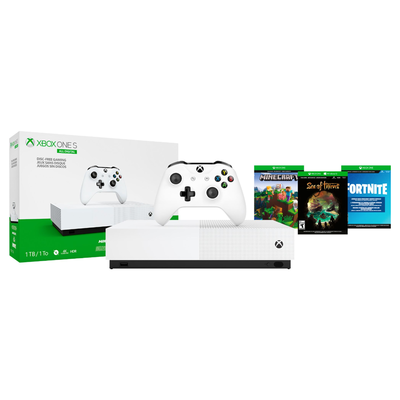 Xbox One S All-Digital Edition Console with 3 games