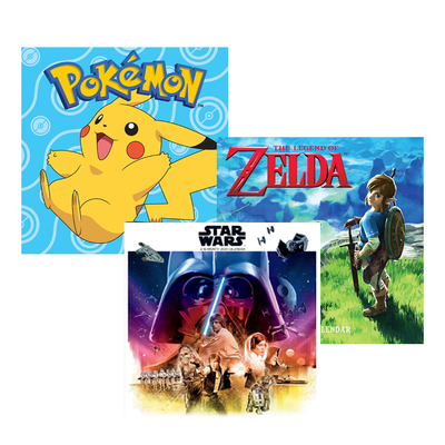 2020 Wall Calendars: Pokémon, Star Wars, Stranger Things, and more