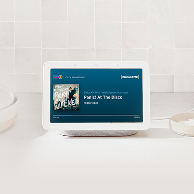 SiriusXM Select 6-month subscription with Google Nest Hub