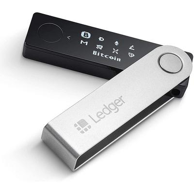 Ledger Nano X Bluetooth crypto hardware wallet
