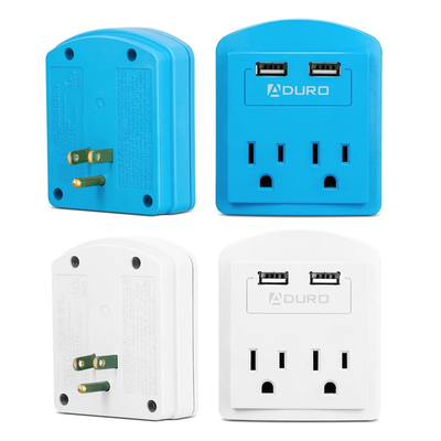 Aduro Surge Protectors with Dual USB Ports