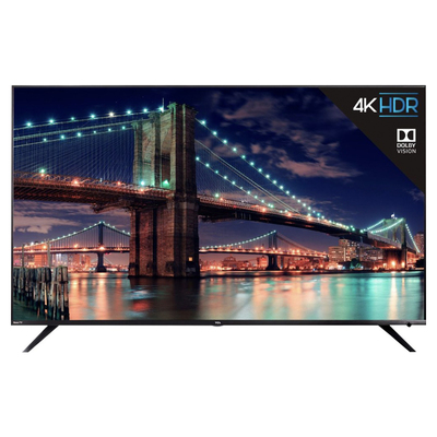 Save $400 and put TCL's largest 4K HDR Roku TV right in the middle of your living room