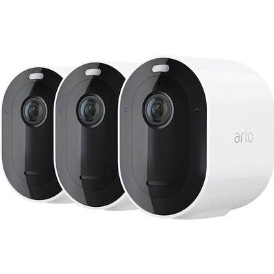 Arlo Pro 4 3-pack wireless security 2K spotlight cameras