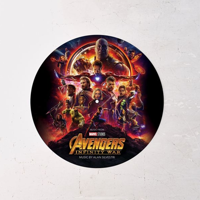 Save like the Avengers with the Infinity War Soundtrack picture disc record at 25% off