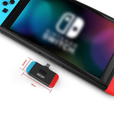 ZIOCOM Bluetooth Adapter Audio Transmitter for Nintendo Switch