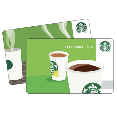 Starbucks $5 gift card with $15 gift card pruchase