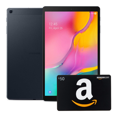 Samsung Galaxy Tab A with $50 Amazon Gift Card
