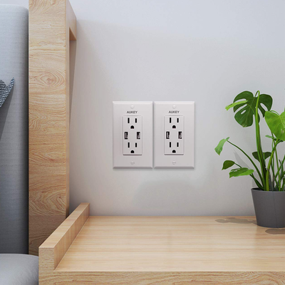 Replace your home's wall outlets with USB-integrated versions at over 30% off