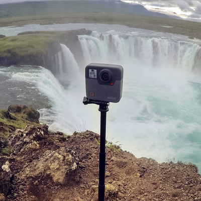 Capture everything around you with the GoPro Fusion 360-degree camera discounted to $399
