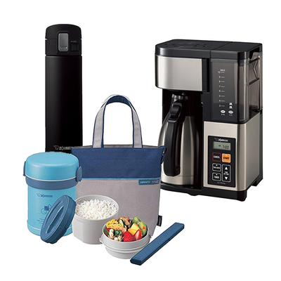 Zojirushi Coffee Maker, Mugs, and Lunch Boxes sale