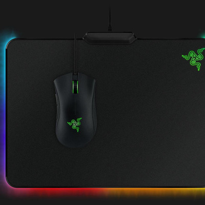 Customize this discounted Razer Firefly Chroma Gaming Mousepad with your favorite colors