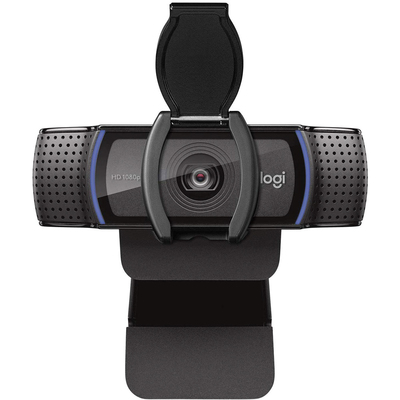 Logitech C920S 1080p HD Pro webcam with privacy shutter