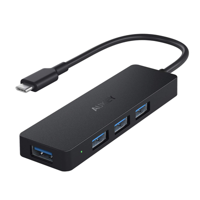 Aukey USB-C hub ultra slim 4-in-1 USB 3.0 adapter