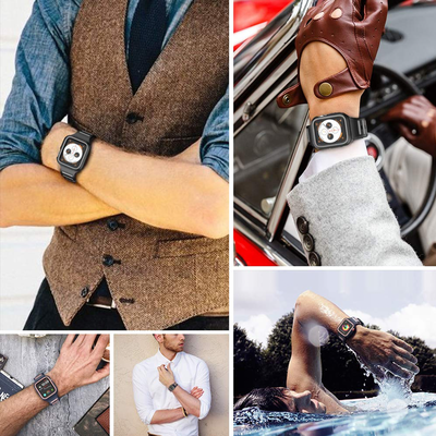 These discounted silicone Apple Watch bands feature a protective case for less than $7