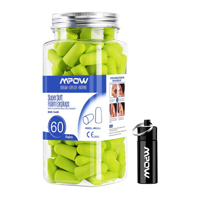 Mpow 60-Pack Ear Plugs