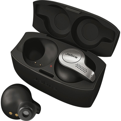 Jabra Elite 65t true wireless earbuds titanium black headphones