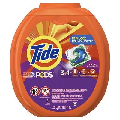 Tide pods 3 in 1 he turbo 81 count laundry detergent