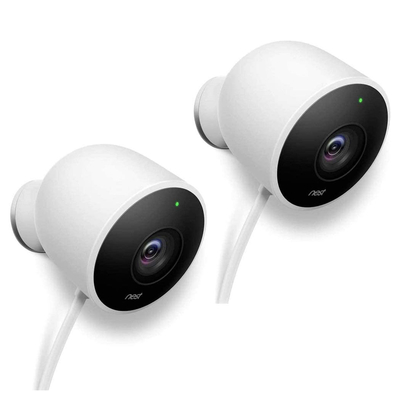 Google Nest Cam Outdoor Surveillance Cameras (2-pack)