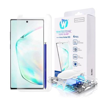 Whitestone Dome Glass tempered glass screen protector for Note 10 and Note 10 Plus