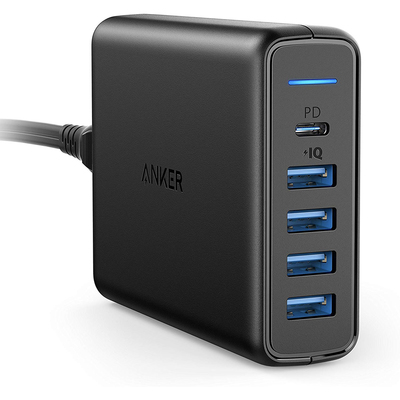 Anker Premium 60W USB-C 5-port wall charger