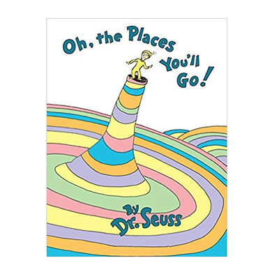 "Oh, the Places You'll Go!" Dr. Seuss children's book hardcover