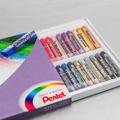 Pentel 50-pack Oil Pastels