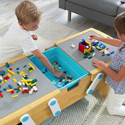 KidKraft Building Bricks Play N Store Table