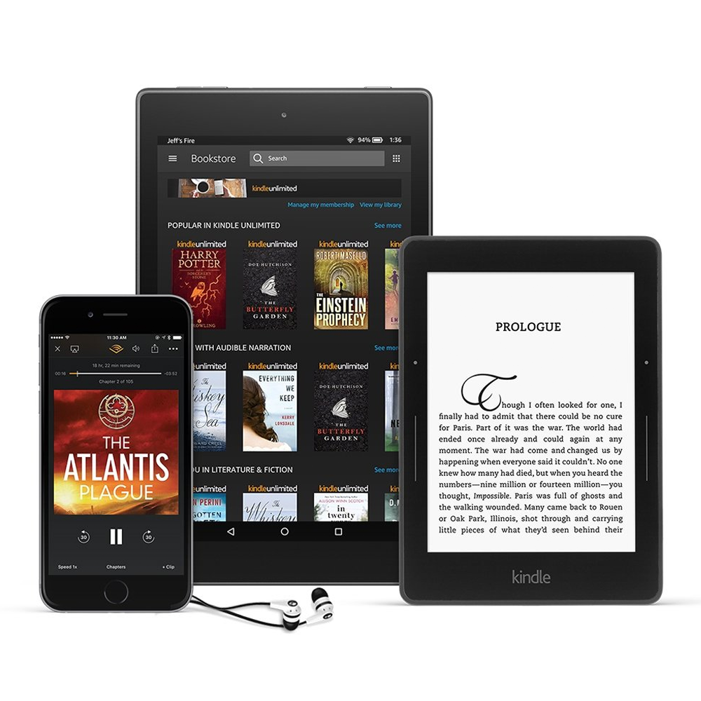 Read unlimited eBooks on your phone or tablet with this 1 Kindle